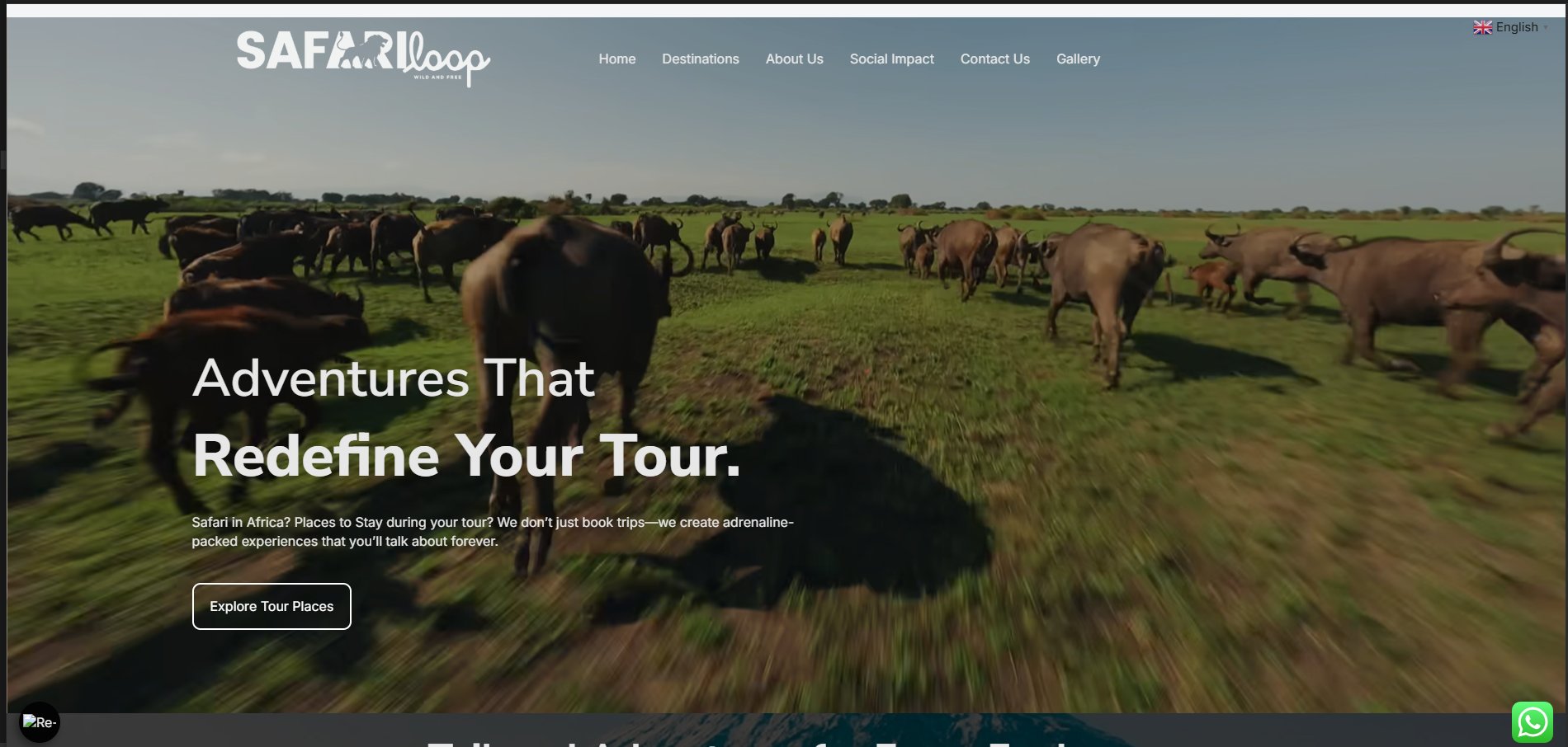 SafariLoop website