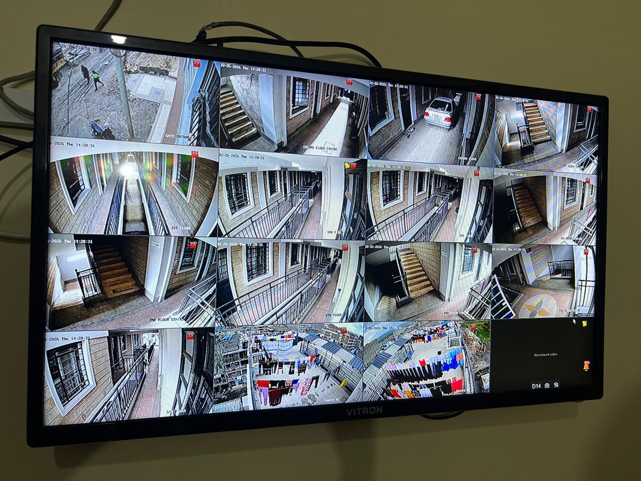 Multi-floor dome cameras