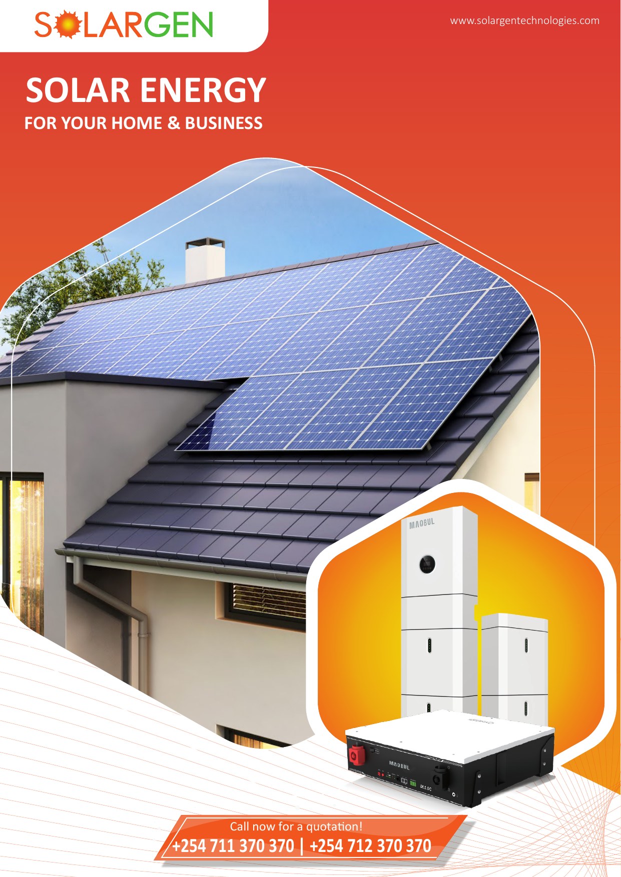 SolarGen home solar systems catalogue